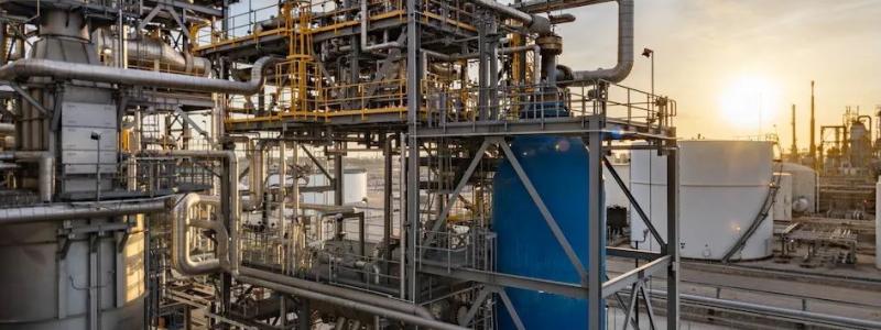 Bildtext: Anläggning för industrigaser. Foto: Linde