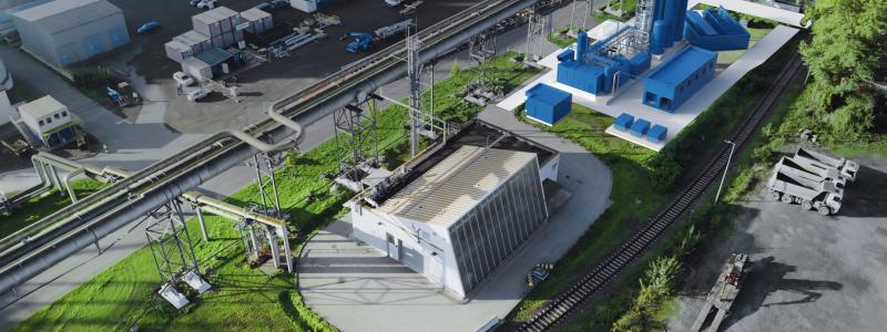 Österrikiska ståljätten Voestalpine och VERBUND bygger vidare på världens längst pågående PEM-elektrolysanläggning, H2FUTURE, i Linz. Utbyggnaden omfattar produktion, kompression, rening, lagring, lastning och vidare användning av ren vätgas. Foto/illustration: Voestalpine