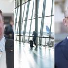 Jens Sjöström, ordförande Mälardalsrådet och investeringsregionråd Region Stockholm och Kristoffer Tamsons, , ordförande i Mälardalsrådets infrastruktursamarbete En Bättre Sits och regionråd Region Stockholm. Foto: Mälardalsrådet