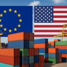Trump har redan utropat sin tullstrategi som en framgång, eftersom EU enligt honom har slutat "sakta ner" processen och tvingats agera. Men vad som nu diskuteras är ett smalt och symboliskt avtal, långt ifrån TTIP:s vision om djupgående regleringsharmonisering mellan de två marknaderna. Bild: Genererad av Open AI