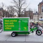MoveByBike fördubblar kapaciteten i Stockholm med ny logistikanläggning. Pressbild: MoveMyBike