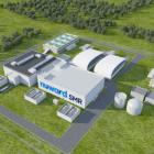 Illustration av ett Nuward SMR- kärnkraftverk Bild: Nuward