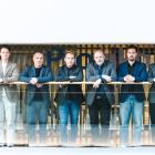 Proviko ansluter sig till XPartners-koncernen. På bilden syns Provikos partners Joonas Anttila (till vänster), Hannu Kokkonen, Tommi Varsala, Antti Virta, Mikko Vesamaa och Joona Lammi. Foto: XPartners.