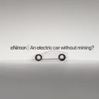 Sandvik's new installation, the eNimon, which is the first electric car ever made without metals or minerals. Photo: PRNewsfoto/Sandvik