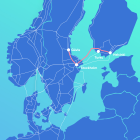 Sjökabel Sverige- Finland. Illustration: GlobalConnect