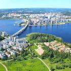 Projektet gör Jyväskylä till den fjärde finländska kommunen där kärnkraftsbaserad fjärrvärme nu utreds som ersättning för förbränningsbaserad energiproduktion.  Foto: Jyväskylä Stad / Kredit: Suomen Ilmakuva Oy