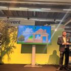 Svensk Ventilations teknik- och miljöchef Andreas Martinsson Björkdal talade på Nordbygg. Foto: Amanda Hardwick