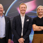 Martin Lundstedt, Johan Lundén och Karin Rådström. Foto: Volvo