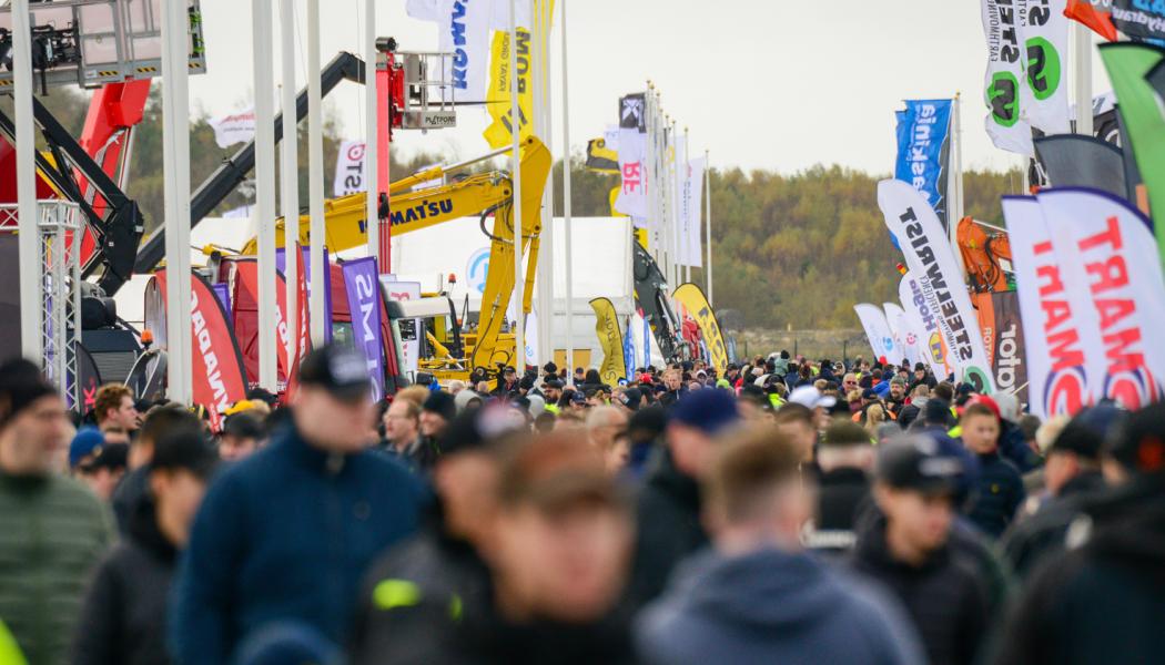 Årets upplaga av Entreprenad Live går av stapeln i Härryda nära Landvetter i Göteborg den 11–13 september. Bilden visar en tidigare upplaga när mässan var i Göteborg. 
FOTO Arkivbild/LiveBusiness Media Group
