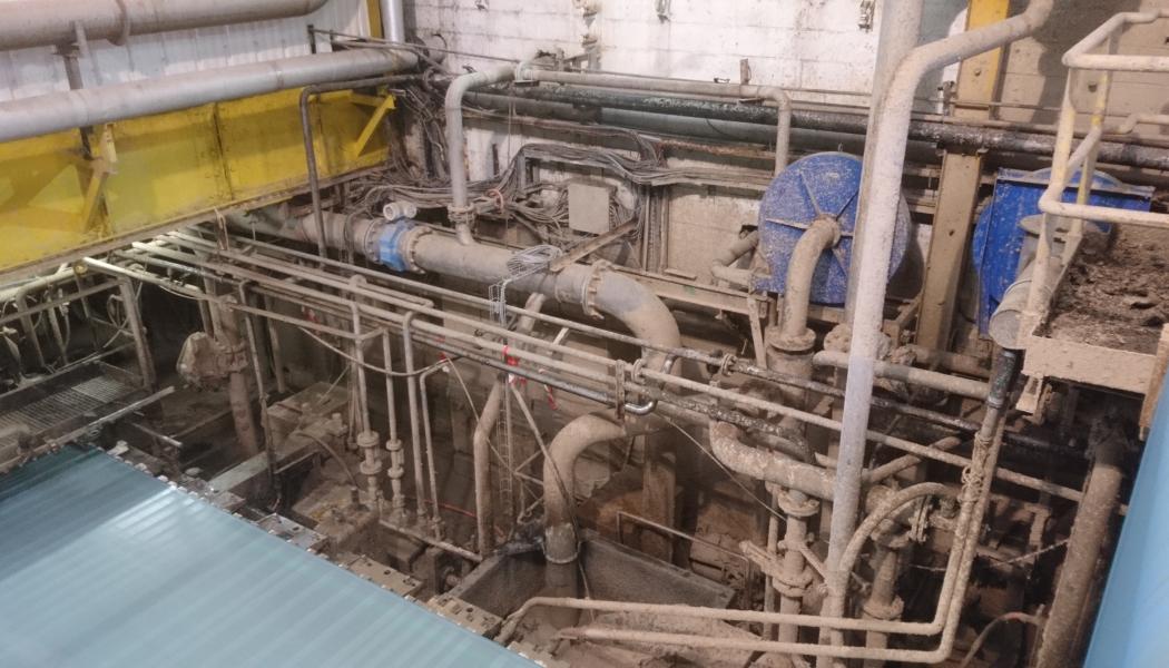 Vacuum system before rebuilding. Photo: Oradok MTK