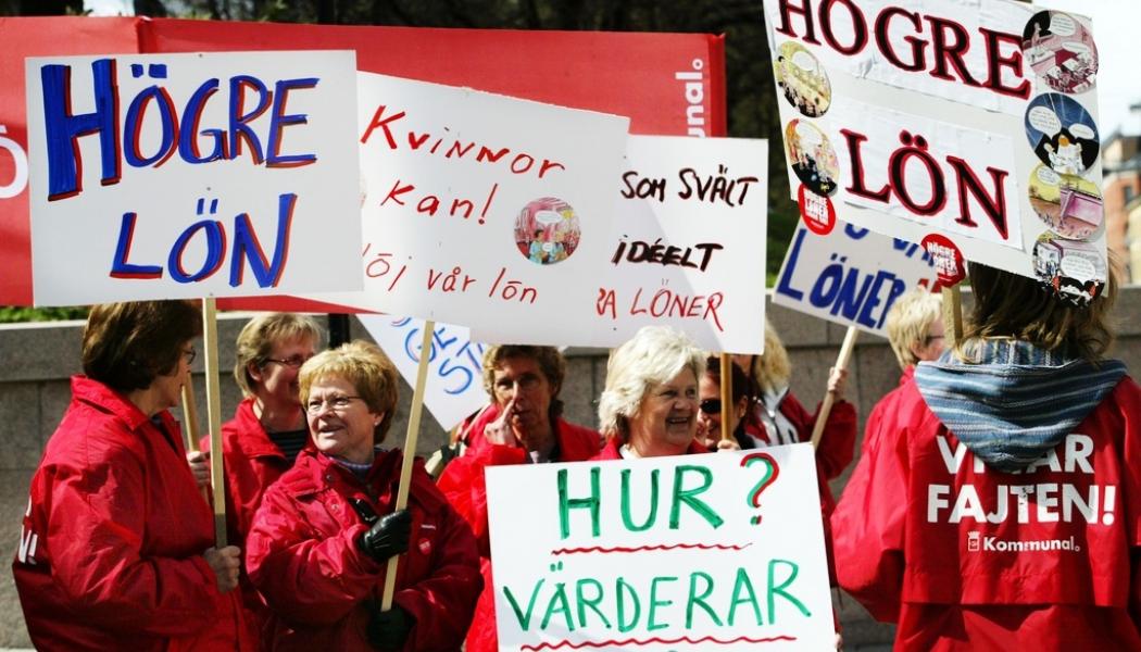 HENRIK MONTGOMERY: Facklig kamp i början på 2000-talet. Arkivbild.