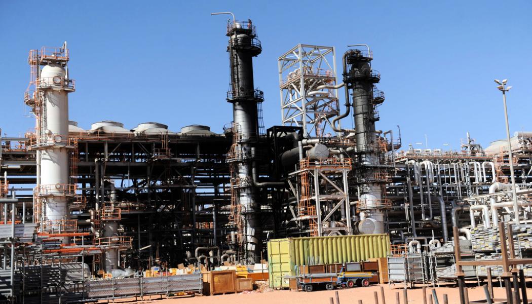 AP/TT: Sonatrachs anläggning i In Amenas i östra Algeriet. Arkivbild.