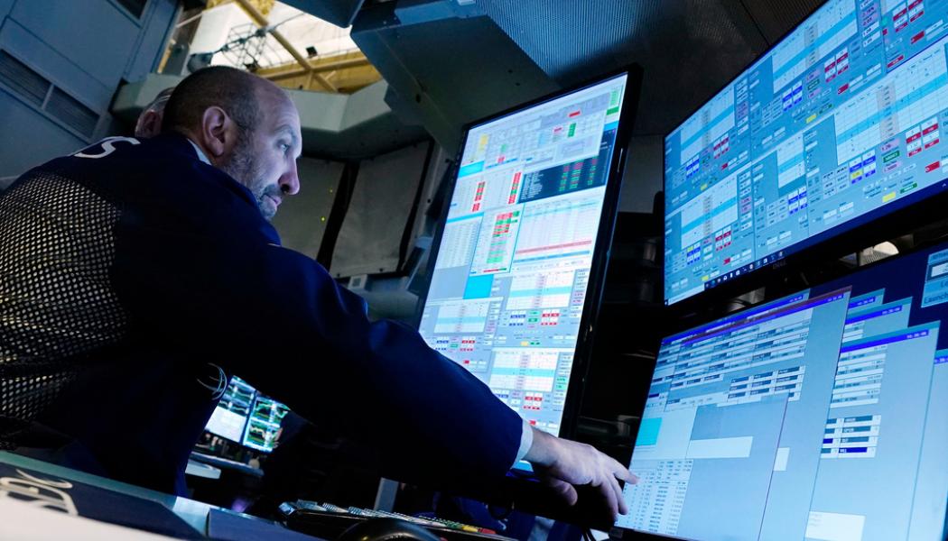 Richard Drew/AP-TT: Teknikbolag tryckte ned börsen. Arkivbild.