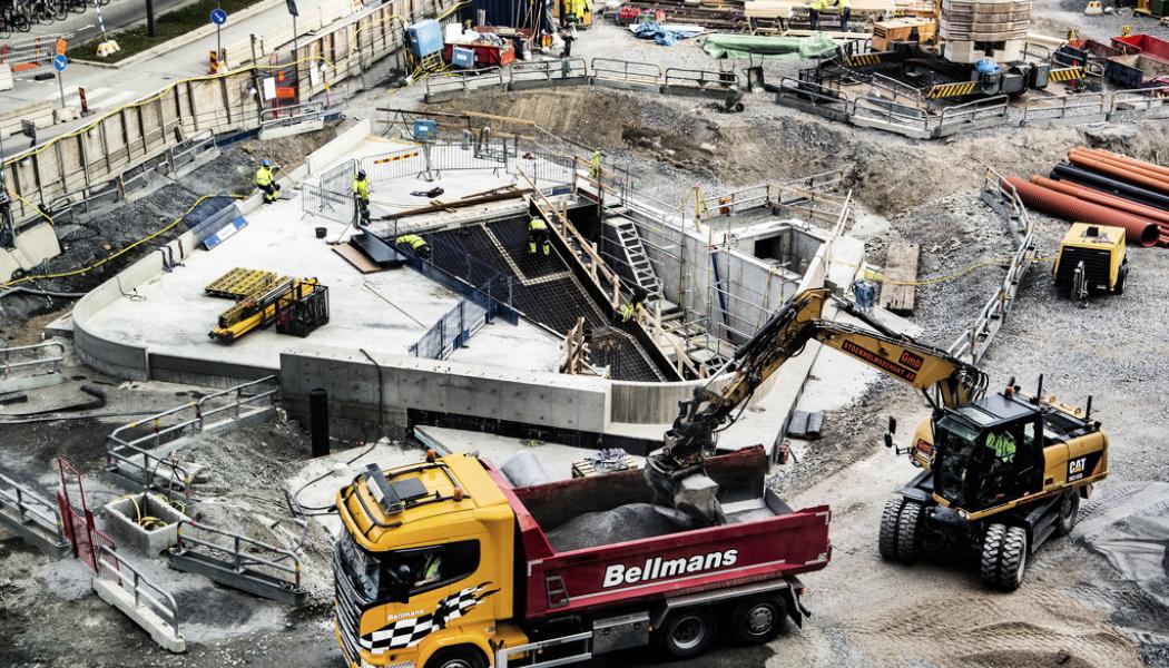 Tomas Oneborg/SvD/TT: Bransch- och arbetsgivarorganisationen Byggföretagen har gjort en checklista för sina medlemmar på hur man ska undvika att utsättas för stölder på byggplatser. Arkivbild.
