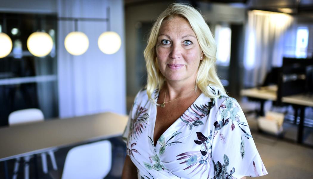 Anders Wiklund/TT: Johanna Jaara Åstrand, ordförande för Lärarförbundet. Arkivbild.