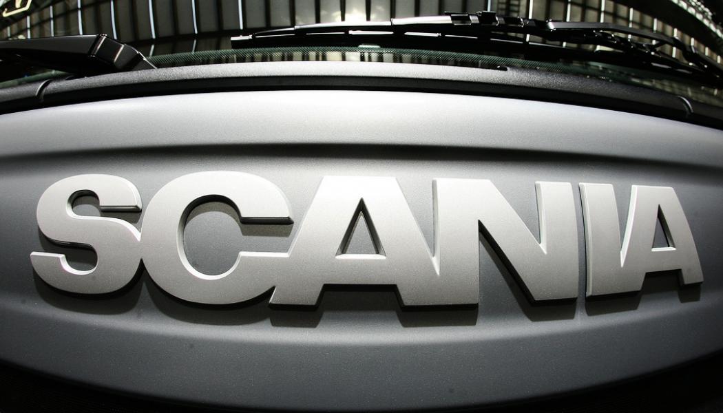 Fabian Bimmer/AP/TT: Scania har fått en stor order på ellastbilar. Arkivbild.