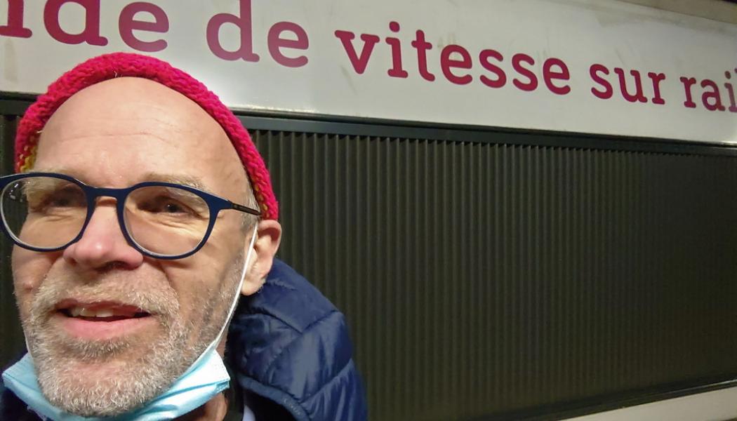 Privat.: Jussi Schween på väg mot Barcelona.