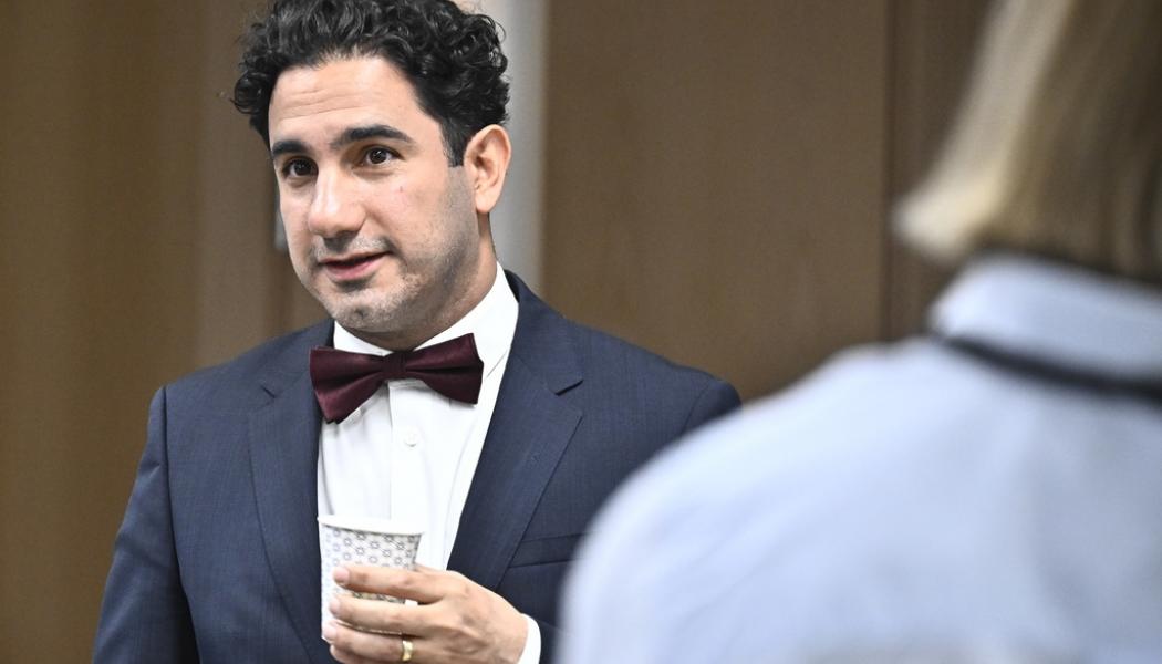 Claudio Bresciani/TT: Socialförsäkringsminister Ardalan Shekarabi (S). Arkivbild.