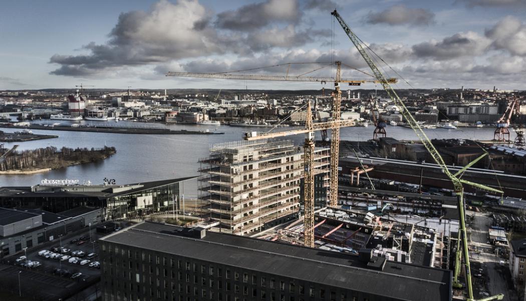 Magnus Hjalmarson Neideman/SvD/TT: Det är svårt att hitta personal till byggen i Västsverige. Arkivbild.