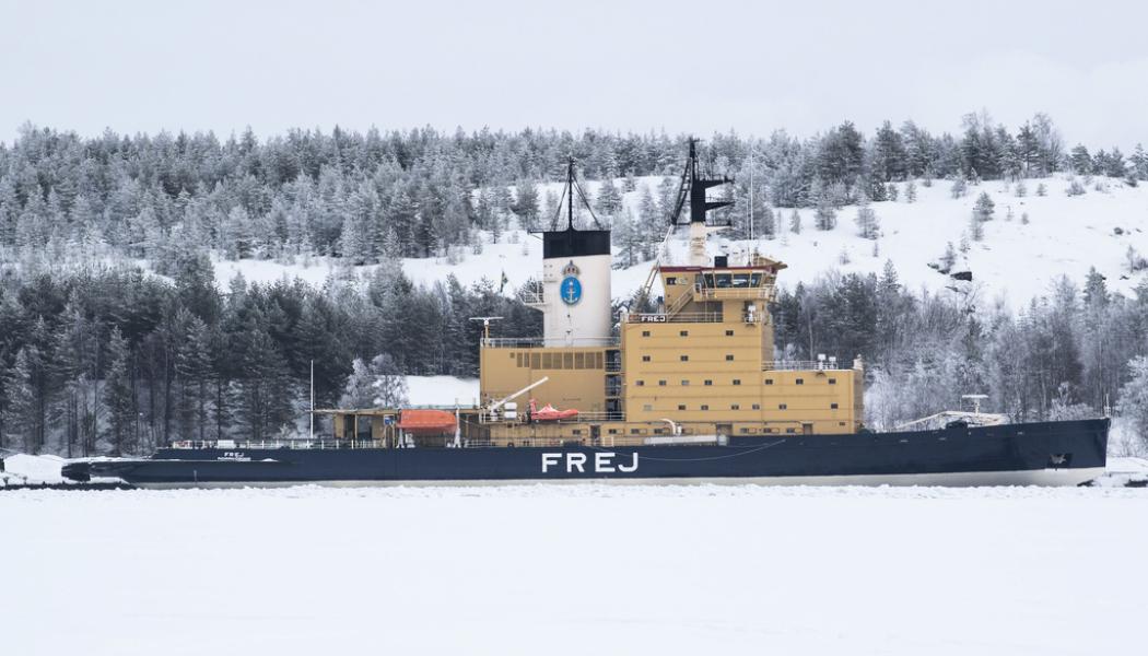 Pontus Lundahl/TT: Statsisbrytaren Frej. Arkivbild.