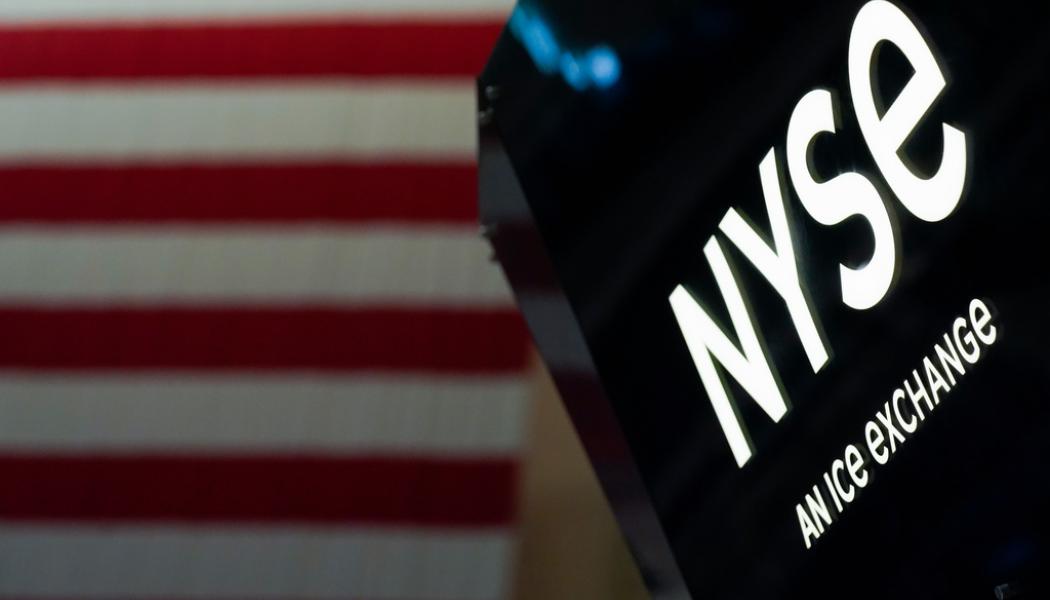 Seth Wenig/AP/TT: New York-börsen backade markant under dagens handel.