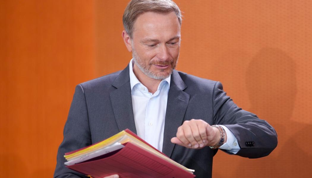 Markus Schreiber/AP/TT: Tysklands finansminister Christian Lindner. Arkivbild.