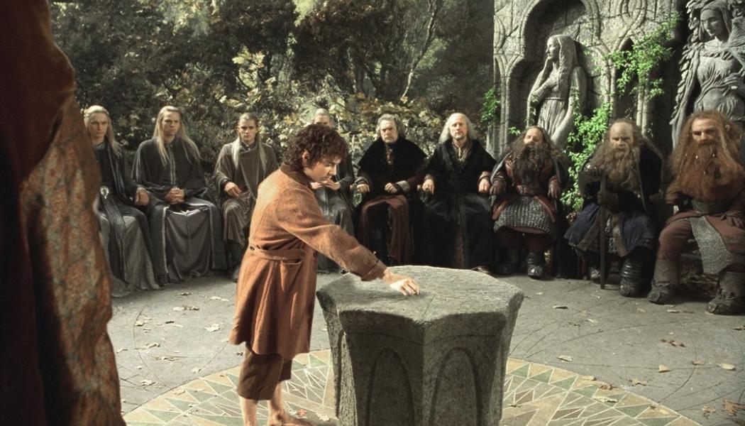 New Line Cinema/TT: Skådespelaren Elijah Wood i en av scenerna ur en av Sagan om ringen-filmerna. Arkivbild.