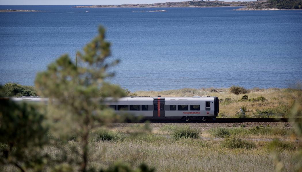 Med dubbelspår och tunnel genom Varberg ökar kapaciteten och restiderna kortas. Foto: Hallandstrafiken