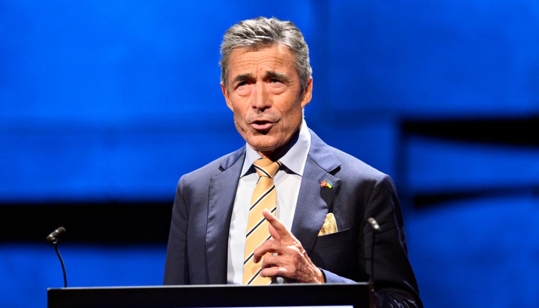 Philip Davali/AP/TT: Anders Fogh Rasmussen. Arkivbild.