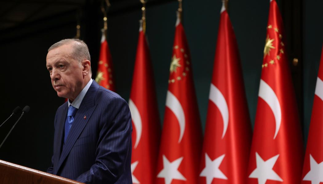 AP/TT: Turkiets president Recep Tayyip Erdogan.