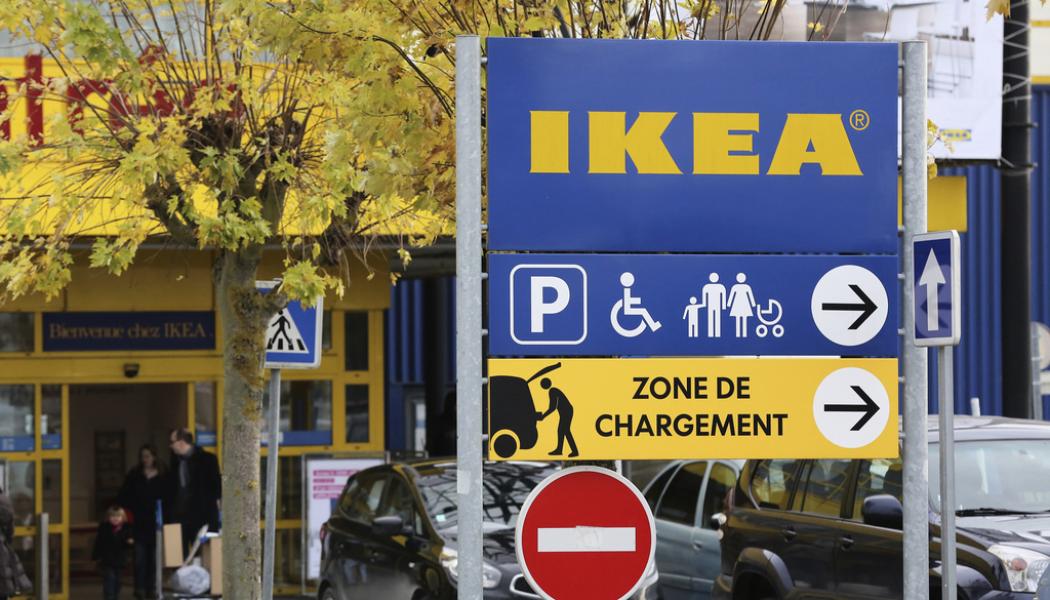 Remy de la Mauviniere/AP/TT: En tidigare chef på Ikea Frankrike behöver inte böta riktigt så mycket som han dömts till. Arkivbild.