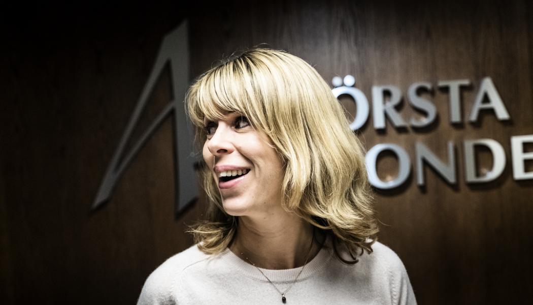 Magnus Hjalmarson Neideman/SvD/TT: Kristin Magnusson Bernard, vd på Första AP-fonden. Arkivbild.