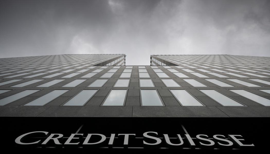 Ennio Leanza/AP/TT: Credit Suisse har problem. Arkivbild.