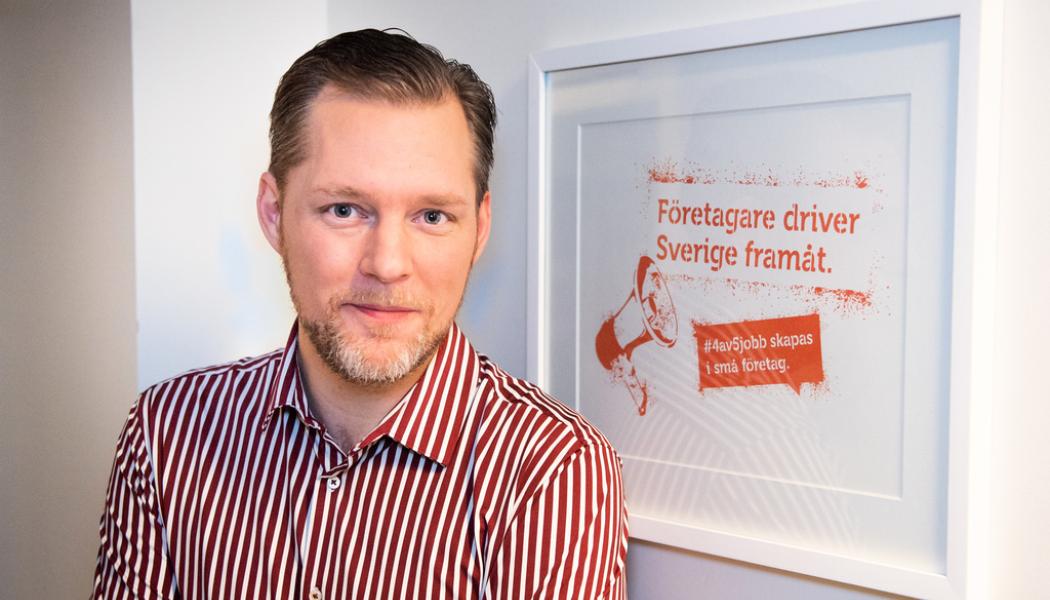 Carl-Olof Zimmerman/TT: Günther Mårder lämnar posten som vd hos Företagarna till hösten. Arkivbild.