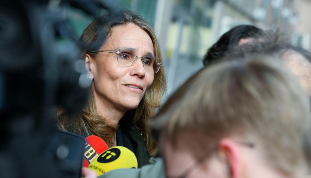 Pontus Lundahl/TT: Marie Nygren, vd för Coop, är kritisk till LO-basens uttalanden. Arkivbild.