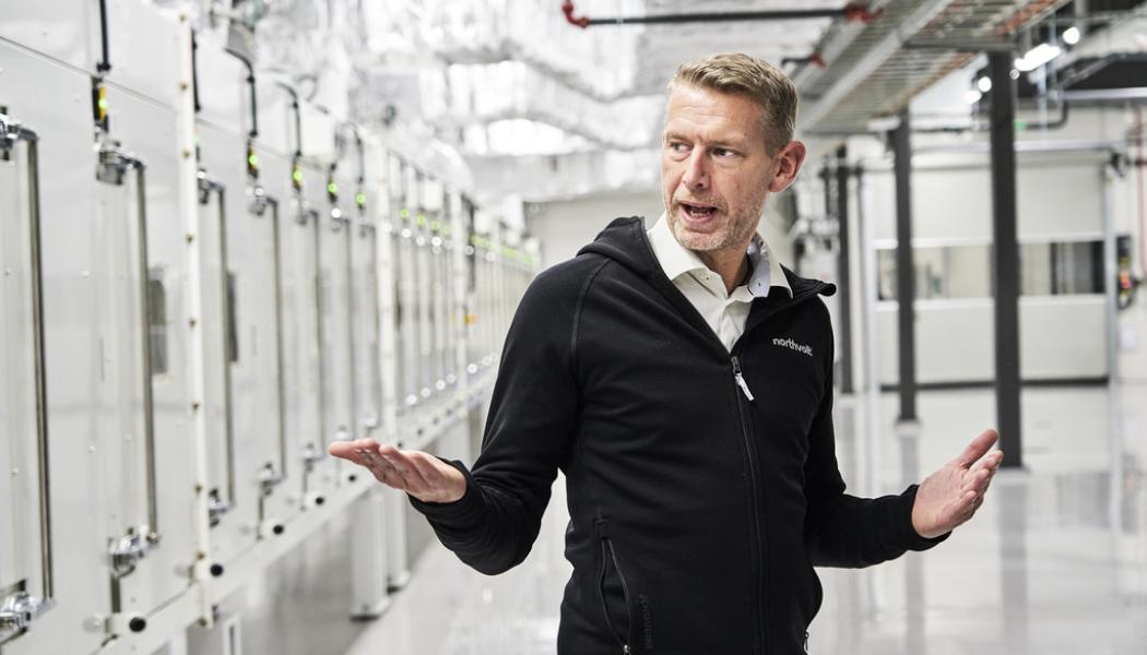 Simon Rehnström/SvD/TT: Northvolts grundare och vd Peter Carlsson. Arkivbild.