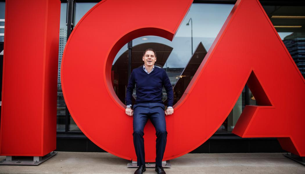 Linus Sundahl-Djerf/SvD/TT: Eric Lundberg, vd för Ica Sverige. Arkivbild.