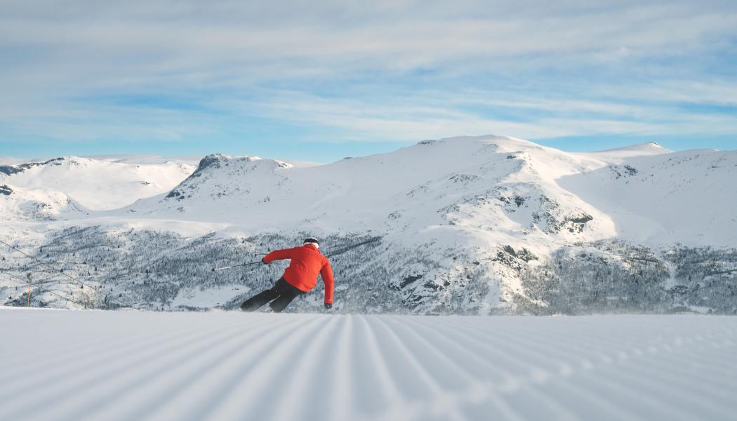 Skidåkning i Hemsedal. Foto: Skistar
