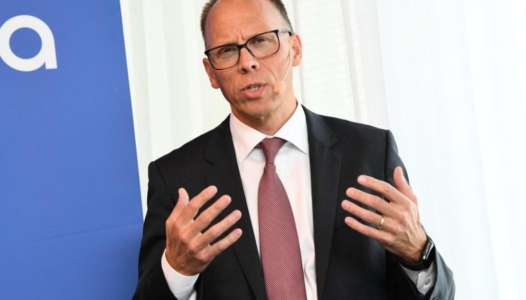 Jonas Ekströmer/TT: Nordeas vd Frank Vang-Jensen beskriver konkurrensen som stenhård på den stagnerade svenska bolånemarknaden. Arkivbild.