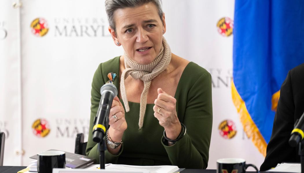 Saul Loeb: Regeringen väntar på besked från EU:s konkurrenskommissionär Margrethe Vestager om den skatteregler för biogas i Sverige. Det kan ta tid. Arkivbild.