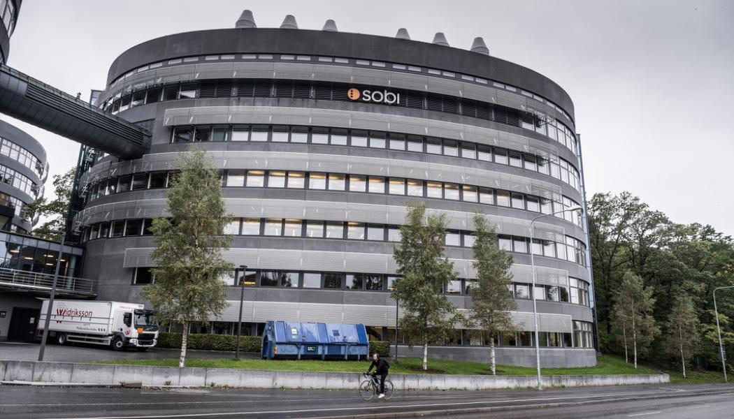 Magnus Hjalmarson Neideman/SvD/TT: Läkemedelsbolaget Sobis huvudkontor i Solna. Arkivbild.
