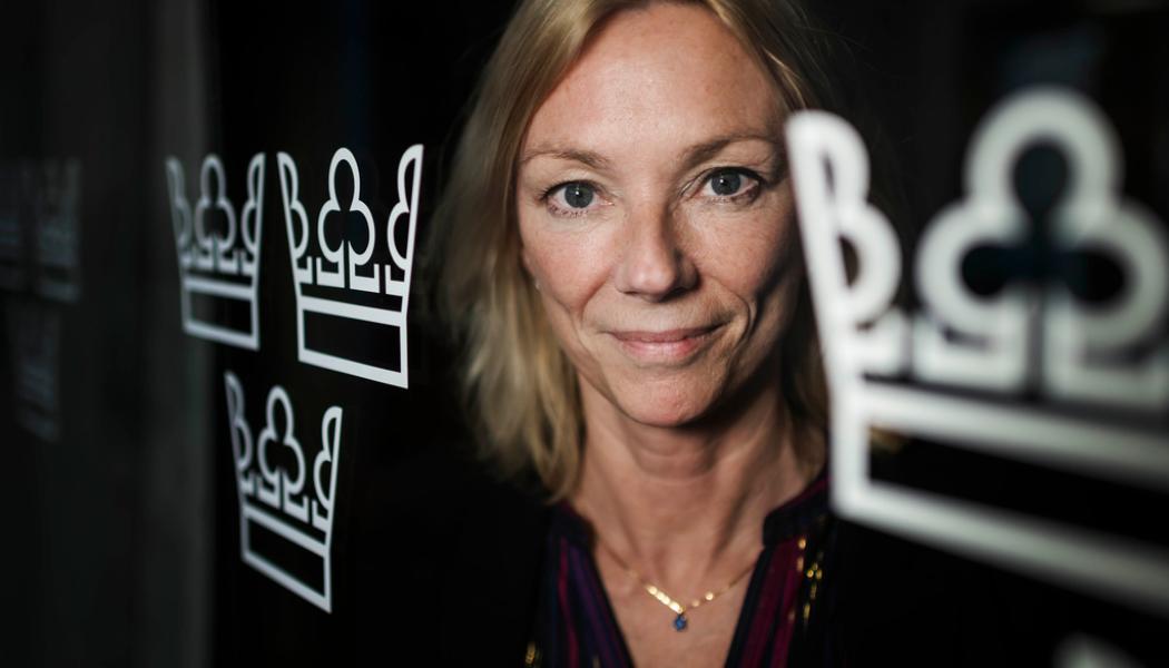 Stina Stjernkvist/SvD/TT: Överraskande starka statsfinanser hittills i år, enligt riksgäldsdirektör Karolina Ekholm. Arkivbild.