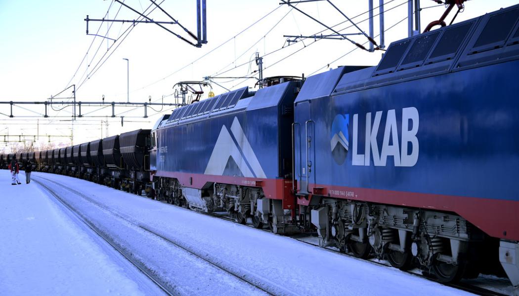 Janerik Henriksson/TT: Kapaciteten på malmbanan räcker inte till för H2 Green Steel, enligt LKAB. Arkivbild.