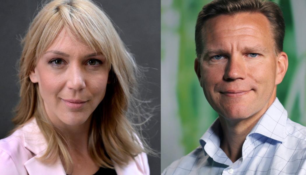 Janerik Henriksson/TT och SEB/Pressbild: Frida Bratt, sparekonom på Nordnet och Jens Magnusson, chefsekonom på SEB. Arkivbilder.