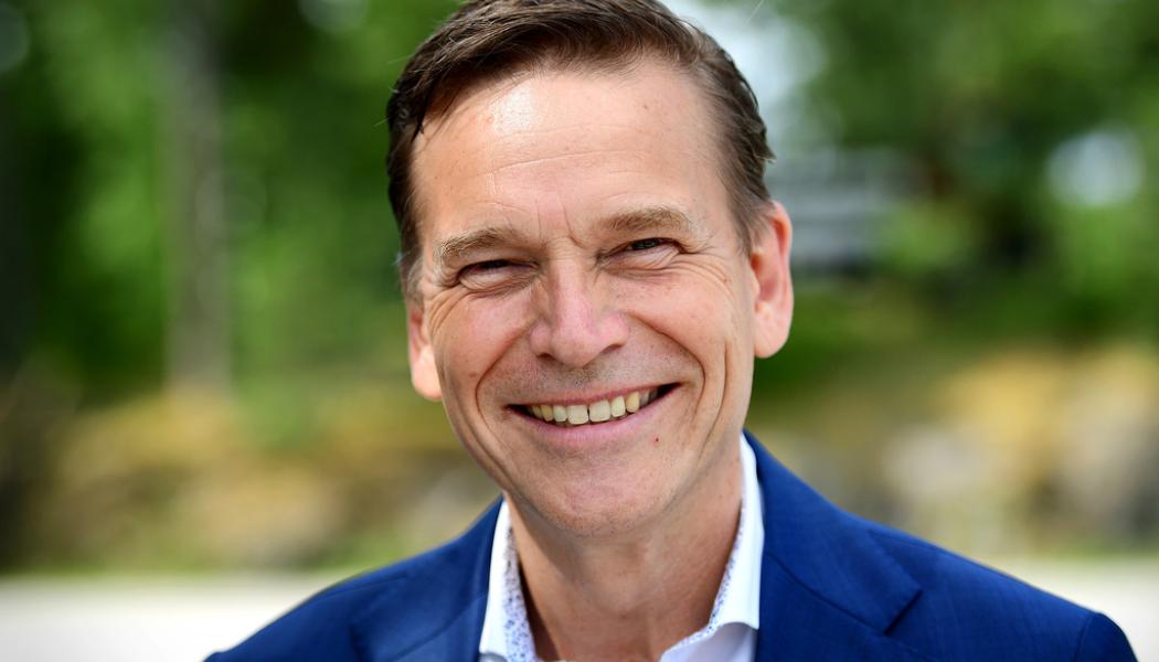 Chris Anderson/TT: Scanias vd Christian Levin är nöjd efter andra kvartalets delrapport. Arkivbild.