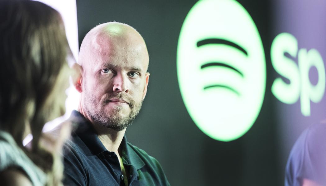 Lars Pehrson/SvD/TT: Spotifys medgrundare och vd Daniel Ek säljer aktier för 1 miljard kronor efter bolagets kvartalsrapport. Arkivbild.
