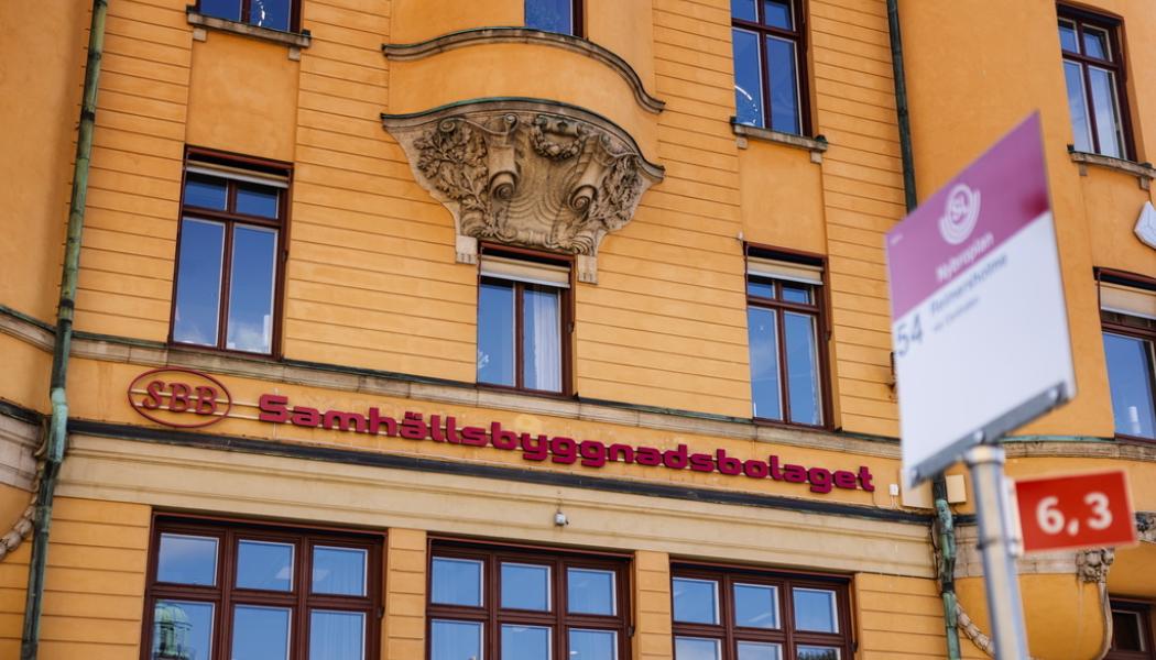 Emma-Sofia Olsson/SvD/TT: Fastighetsbolaget SBB uppges överväga en särnotering av en portfölj med bostadsfastigheter. Arkivbild.