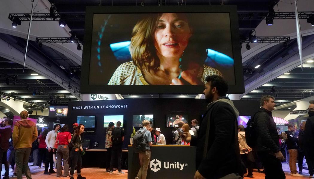 Jeff Chiu/AP/TT: Unitys nya prismodell väcker frågor. Här är bolaget på mässan GDC tidigare i år.