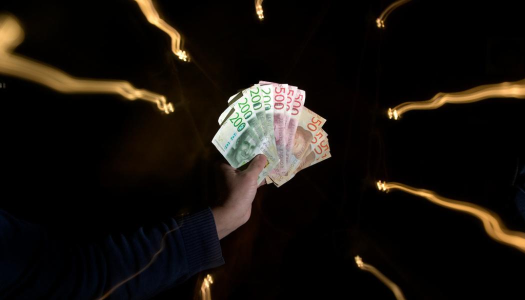 Janerik Henriksson/TT: Kronan dalar vidare. Arkivbild.