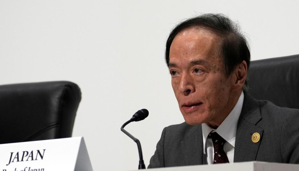Shuji Kajiyama AP/TT: Yenen pressas hårt inför fredagens räntebesked från Japans centralbank, med chefen Kazuo Ueda. Arkivbild